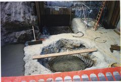 Coombs site. Footings for pumping equipment etc.